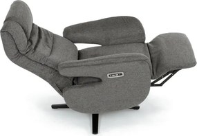 Polohovacie kreslo sivé, elektrické TV-C5590 GREY2