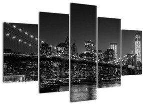 Obraz Brooklyn mosta v New Yorku (150x105 cm)