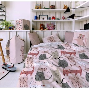 Detské obliečky na jednolôžko z bavlneného saténu 140x200 cm - Butter Kings