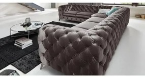 Rohová sedačka Chesterfield TIFFANY MAX pravá - ľavá 323 x 262 cm