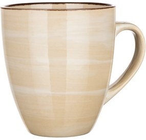 Banquet 6-dielna sada keramických hrnčekov PALAS, 400 ml, krémová