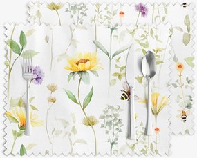 Goldea prestieranie na stôl teflónové - lúčny svet - sada 2ks 30 x 40 cm