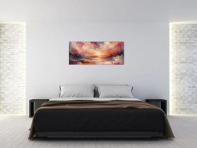 Obraz - Maľované červánky (120x50 cm)