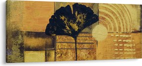 Obraz - List ginkgo (120x50 cm)