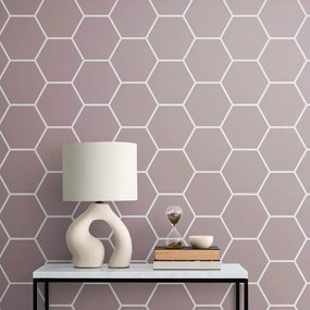 Samolepiaca tapeta moderný hexagón vzor