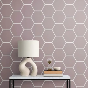 Samolepiaca tapeta moderný hexagón vzor