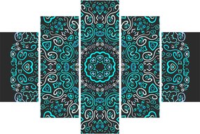 Obraz ornamentálne abstrakcie (150x105 cm)