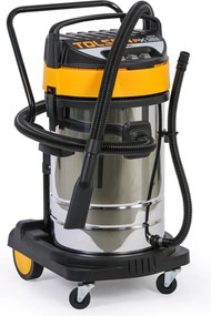 Priemyselný vysávač TOLSEN 79610, suché/mokré sanie, 3000 W, 80 l