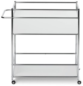 Kovový stolík »CN3« so zásuvkou