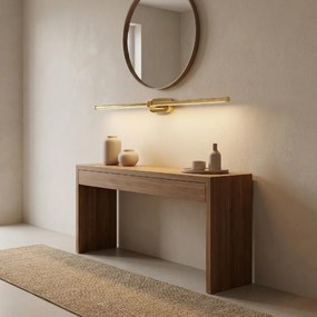 Toolight Toolight, LED nástenné svietidlo 80cm, 13W, 4000K, 1000lm, APP1891-1W, zlatá lesklá, OSW-66046