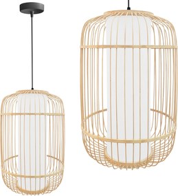 Toolight Toolight, stropné svietidlo 1xE27 APP1577-5C, prírodná hnedá, OSW-03611