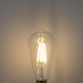 Sada 5 LED žiaroviek E27 ST64 číra 3,8W 806 lm 3000K