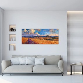 Obraz - Olejomaľba krajiny (120x50 cm)