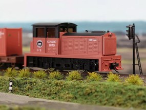 JOKOMISIADA Elektrická vláčiková súprava s klasickou lokomotívou a riadiacou jednotkou H0 1:87 RC0652