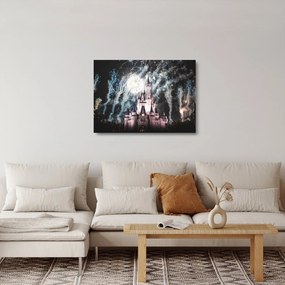 Sklenený obraz - Kúzelné kráľovstvo (70x50 cm)