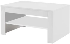 Konferenčný stolík Selene 41 90 cm biely lesk/mat