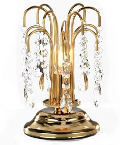 ONLI - Stolná lampa PIOGGIA 1xE14/6W/230V zlatá