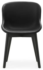 Stolička Hyg Chair Ultra Leather – čierna/čierny dub