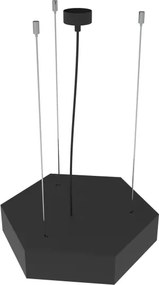 LED luster na lanku LED/20W/230V, čierny