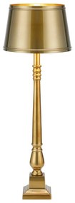 Stolová lampa v zlatej farbe s kovovým tienidlom (výška 66 cm) Metallo – Markslöjd