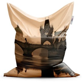 Sablio Sedací vak Classic Praha Karlov most 1 - 150x100 cm