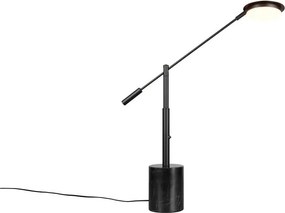 Čierna LED stolová lampa (výška 65 cm) Fiore – Trio Select
