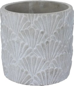 Cementový obal na květináč Purine 15 cm šedý