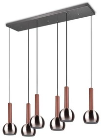 Čierne závesné svietidlo Ciliana – CINQUE