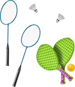 KIK Športová sada 5v1 pre deti: bedminton, basketbal, volejbal, tenis, frisbee