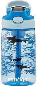 Contigo Detská fľaša Easy Clean 420 ml Blue Sharks