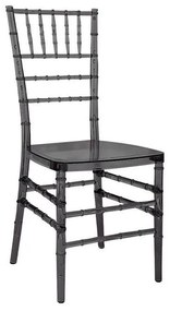 Mextra Svadobná stolička TIFFANY CHIAVARI I, 020 priehľadná dymová