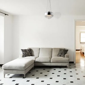 Krištáľový luster na lanku LUNA 1xE14/40W/230V