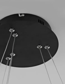 LED luster Nager 59 čierne