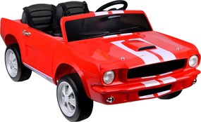 JOKOMISIADA Detské autíčko na batériu Shelby GT 350 Classic dvojmiestne červené PA0336