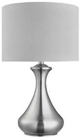 Searchlight EU2750SS - Stolná lampa TOUCH 1xE14/40W/230V