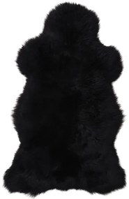 ovčia kožušina čierna Veľkosť: 90-110cm x 50-60cm