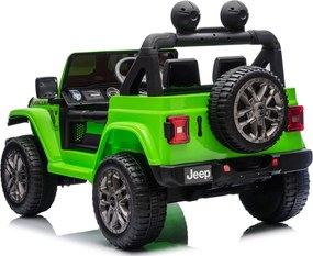 LEAN CARS Batéria pre vozidlá Jeep Rubicon 4x4 DK-JWR556 4x200W 24V zelená