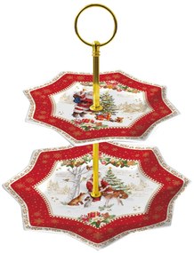 Christmas memories etažérka, 20 a 16 cm