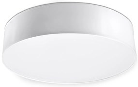 Stropné svietidlo Arena, 1x biele plastové tienidlo, (biely plast), (fi 45 cm)