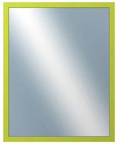 DANTIK - Zrkadlo v rámu, rozmer s rámom 40x50 cm z lišty PASTELKA svetlo zelená rovná (2560)