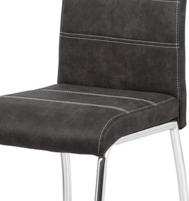 Jedálenská stolička sivá HC-486 GREY3