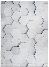 Dywany Łuszczów Kusový koberec ANDRE Hexagon 3D 1180 - 80x150 cm
