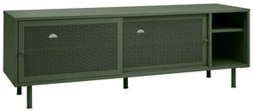 Dizajnový TV stolík Taiyanna 160 cm olivovo-zelený