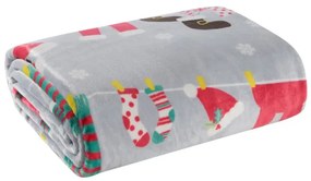 Deka 13 strieborná / červená