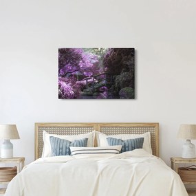 Obraz - fialové stromy (90x60 cm)