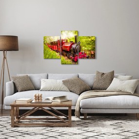 Obraz parného vlaku (90x60 cm)