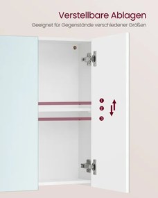 Zrkadlová skrinka BBK032W01