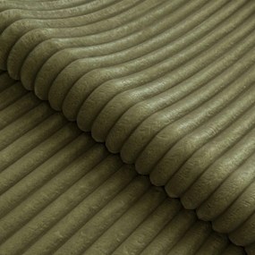 Zelená menčestrová rohová pohovka (ľavý roh/do L) Marbeya – Ropez