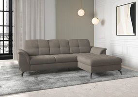 XXXLutz ROHOVÁ SEDAČKA, textil, bahenná hnedá Sit & More - Sedačky - 000144013307