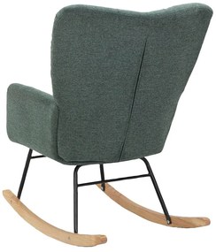 Zelené hojdacie kreslo Elza – Støraa